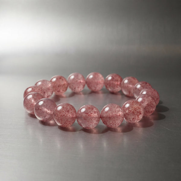 Copper Rutilated Quartz Bracelet