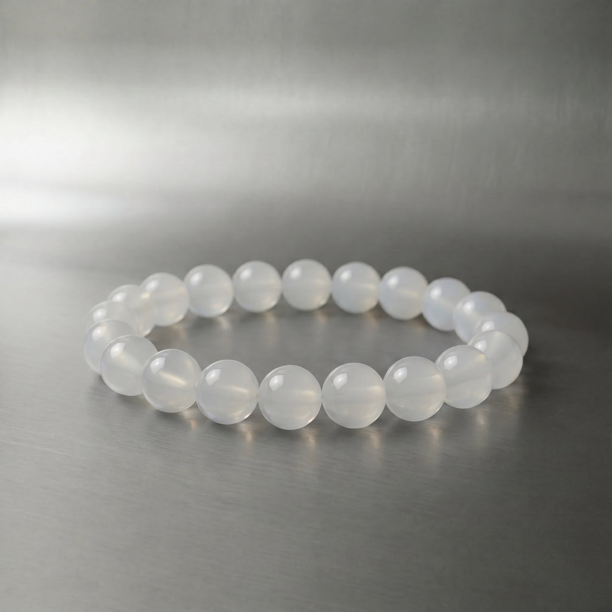 White Agate Bracelet
