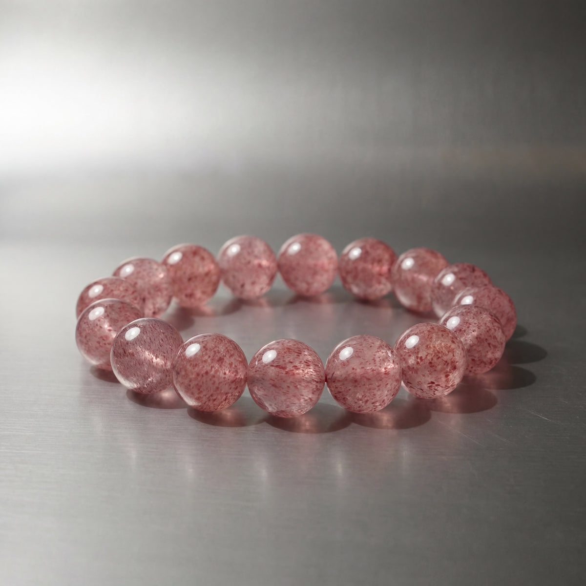Strawberry Quartz Bracelet