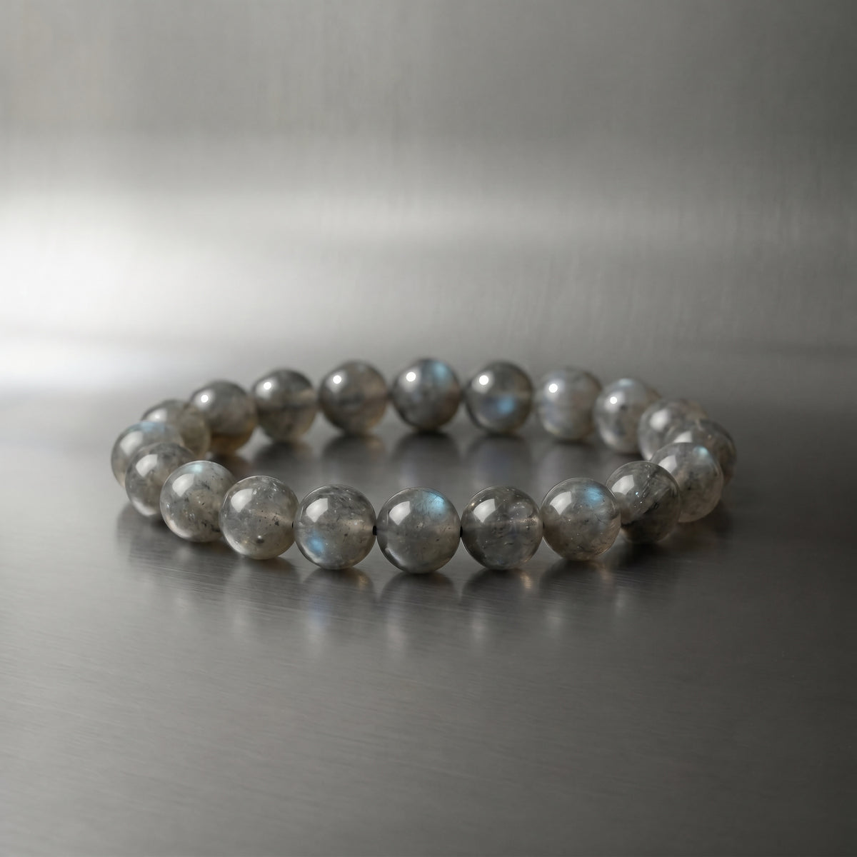 Gray Moonstone Bracelet
