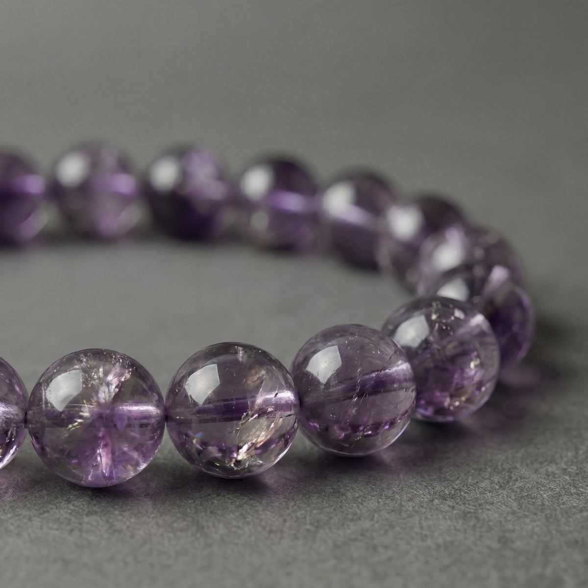 Purple Azeztulite Bracelet