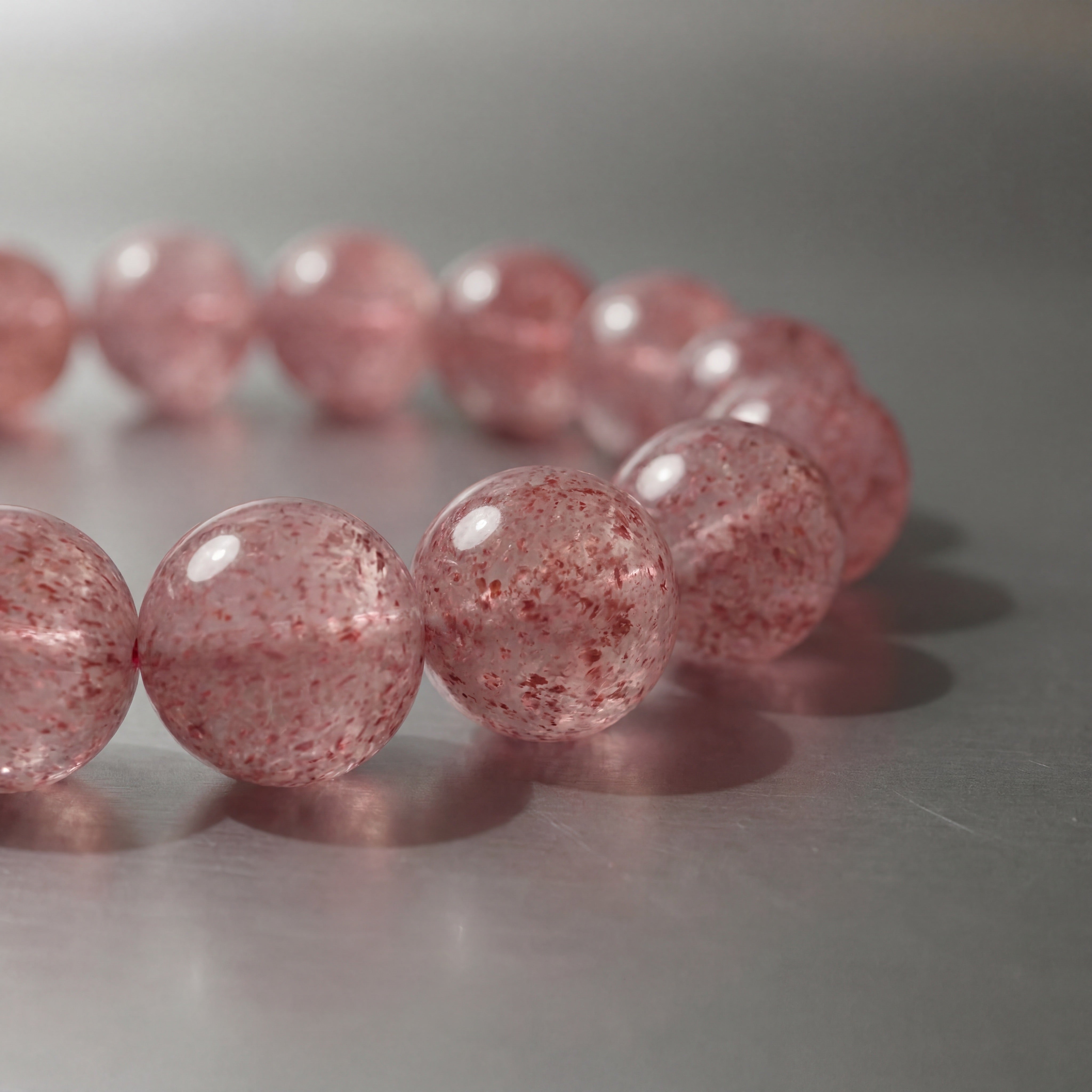 Copper Rutilated Quartz Bracelet
