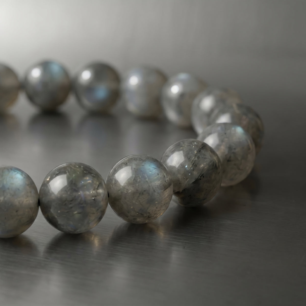 Gray Moonstone Bracelet