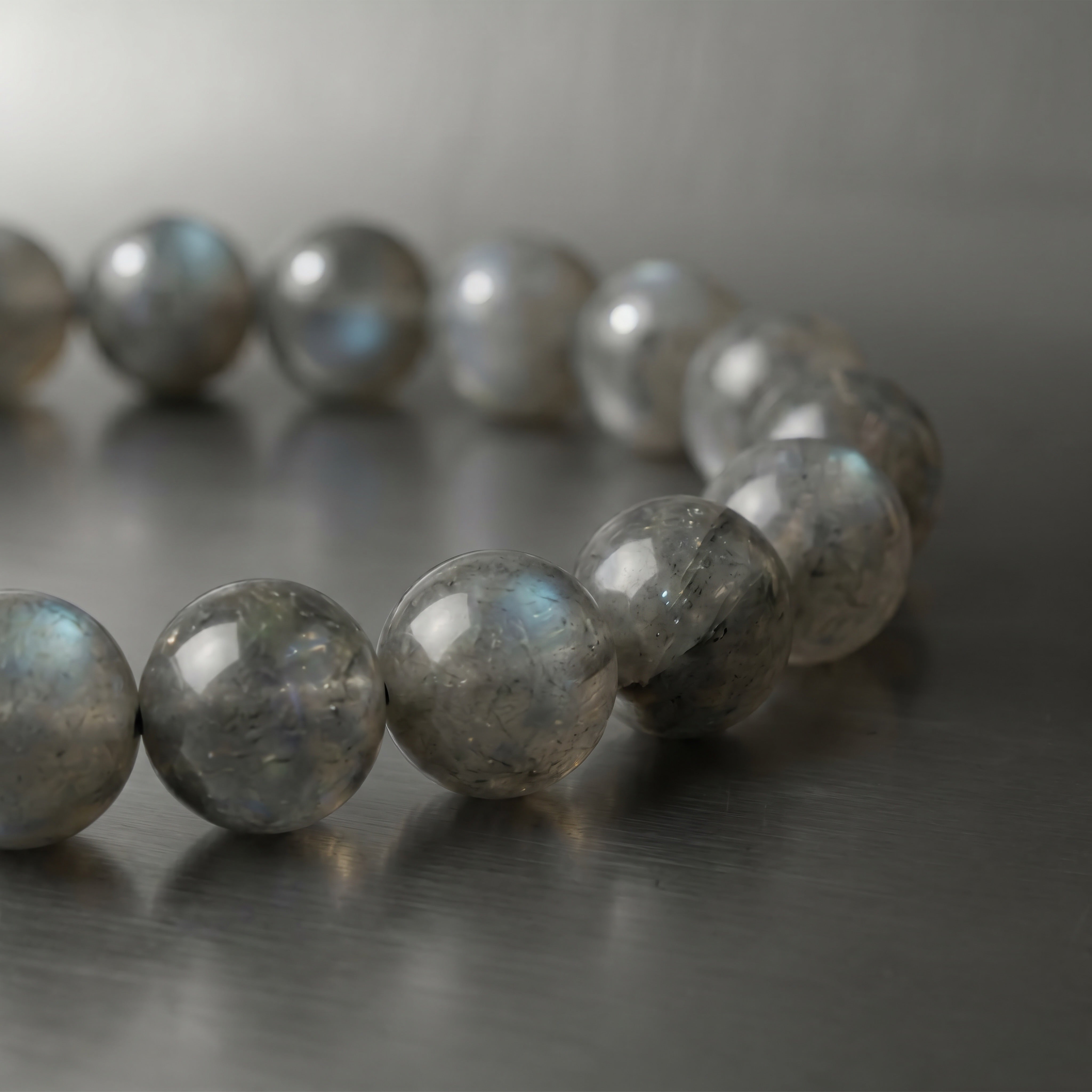 Grey Moonstone Bracelet